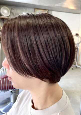 グラデーションボブ×アッシュグレー サロンギャラリー  ヘアカタログ 