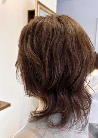 ナチュラルウルフ×ゆる巻きパーマ サロンギャラリー  ヘアカタログ 