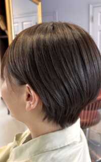 アッシュベージュ×丸みショート サロンギャラリー ヘアカタログ